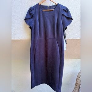 Calvin Klein Deep Purple Midi Dress